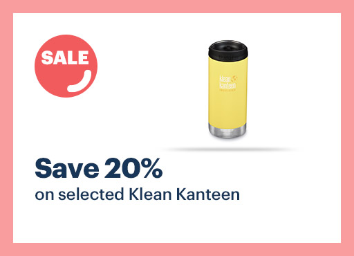 Save 20% on selected Klean Kanteen 