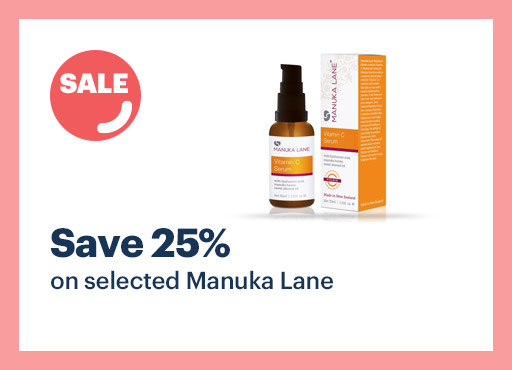 Save 25% on selected Manuka Lane
