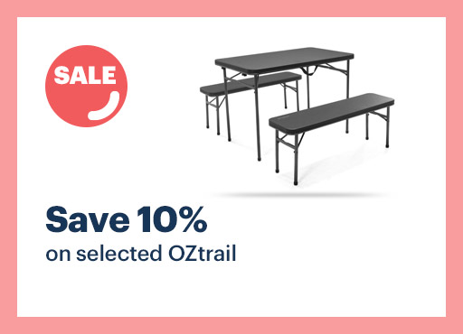 Save 10% on selected OZtrail
