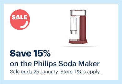 Save 15% on the Philips Go Zero Soda Maker