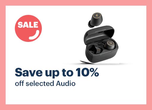 Save up to 10% on selected Audio