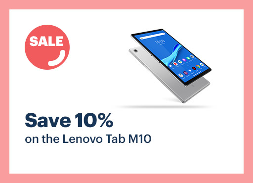 Save 10% on the Lenvo Tab M10