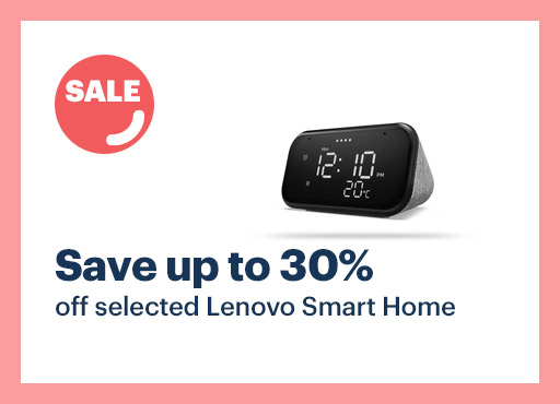 Save up to 30% off selected Lenovo