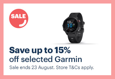Save up to 15% off selected Garmin